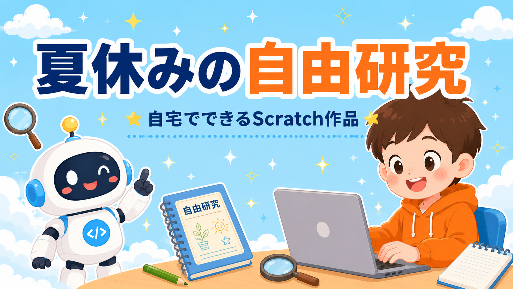 夏休みの自由研究にプログラミング